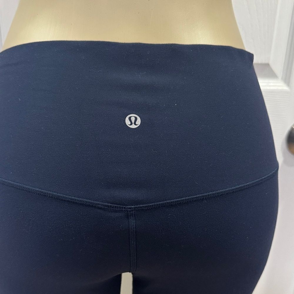 Lululemon on Athletica Navy Blue High-Waisted Leggings - Picture 5 of 6